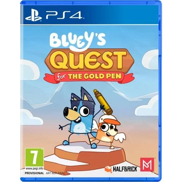 Bluey's Quest for the Golden Pen – PS4