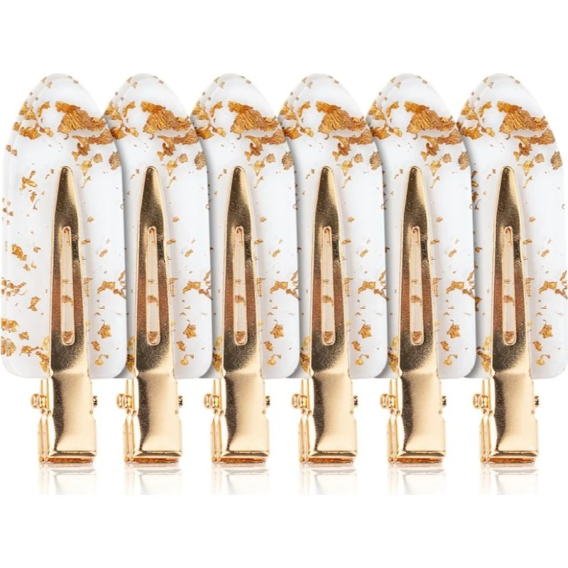 Brushworks Gold Flake No Crease Clips 6 stk