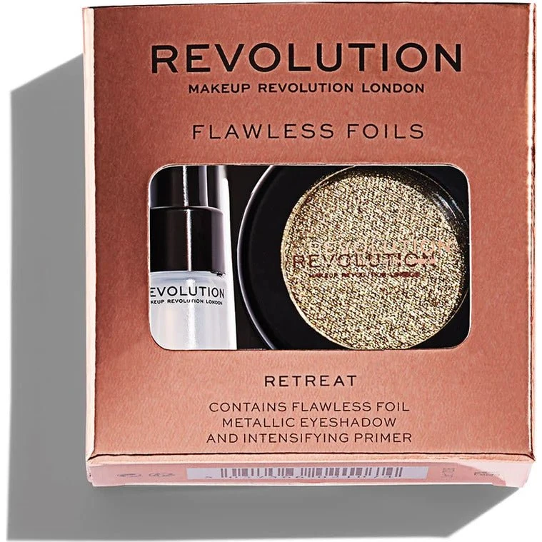 Makeup Revolution Flawless Foils Vegan Set: Primer 2ml + Palette 2g