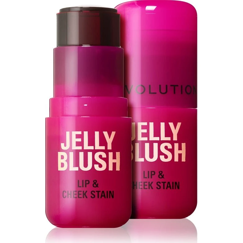 Makeup Revolution Gele Blush i Pind, Kirsebærrød, 5,5 g