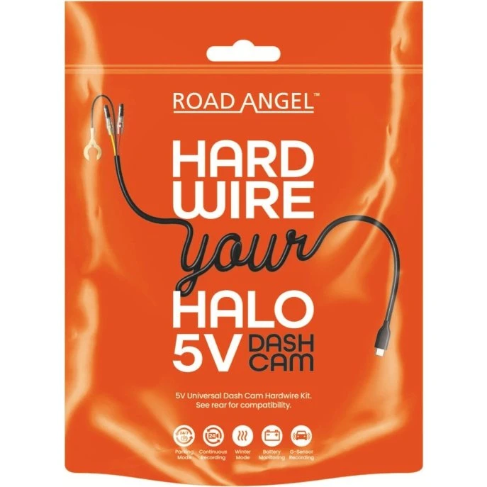 Road Angel RA-7300C Strømkabelsæt til Halo Dashcam