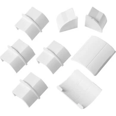 D-LINE Adapter Kit 22x22mm, 8 dele, Hvid