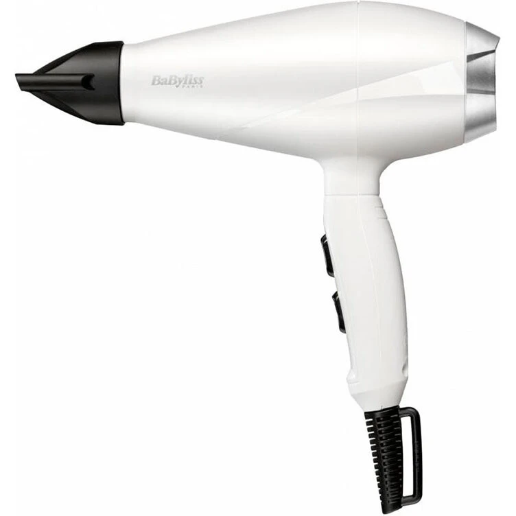 Babyliss 6704WE Speed Pro hårtørrer 2000 W - Hvid