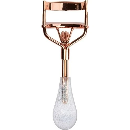 BrushWorks Eyelash Curler Rosa Gold Glitter 1 stk