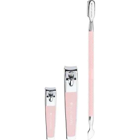 Brushworks Manicure Set – Rustfrit Stål, Rejsevenlig