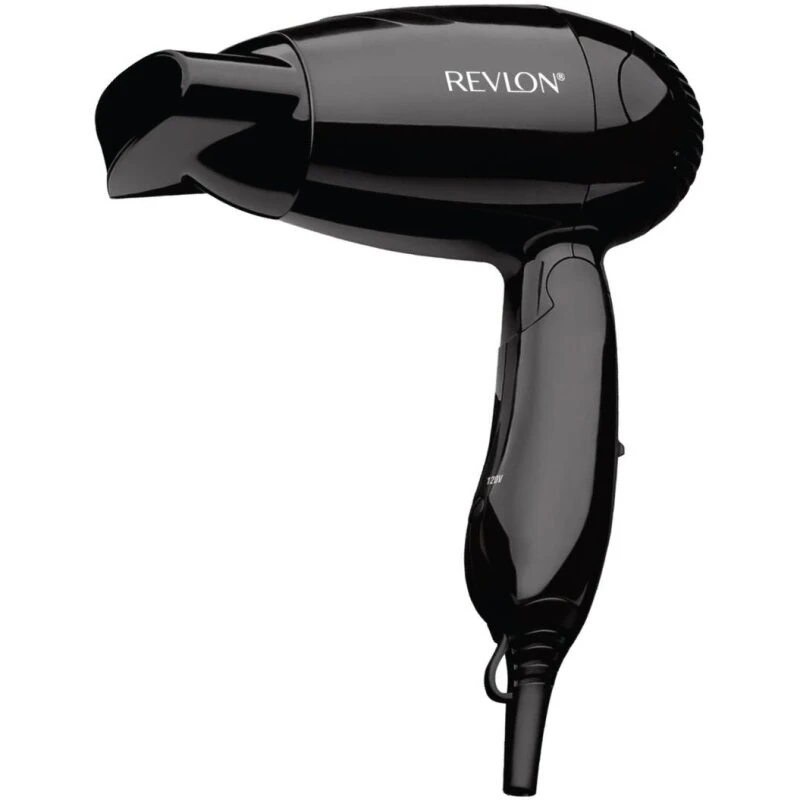 Revlon Rejsehårtørrer – kompakt med omformer