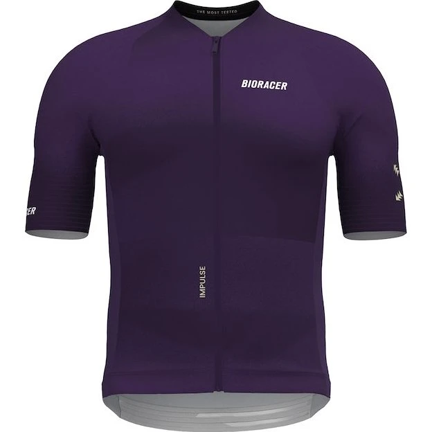 Bioracer Icon Impulse Cykeltrøje Korte Ærmer Dark Violet Herre