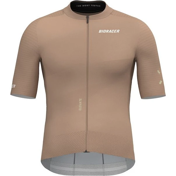 Bioracer Epic Elevate Cykeltrøje Korte Ærmer Sand Storm Beige Herre