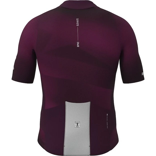 Bioracer Epic Elevate Cykeltrøje Korte Ærmer Burgundy Red Herre