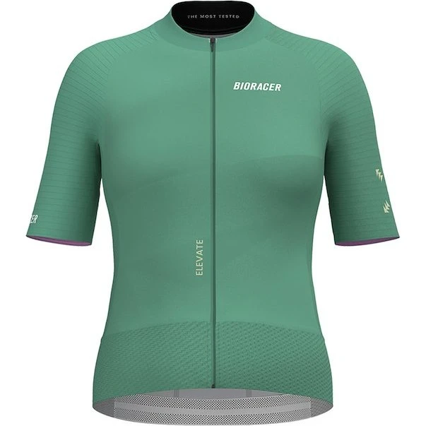 Bioracer Epic Elevate Cykeltrøje Korte Ærmer Botanical Tint Grøn Herre