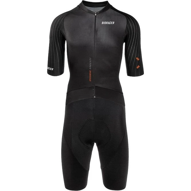 Bioracer Speedwear Road Race Suit Sort Herre XS