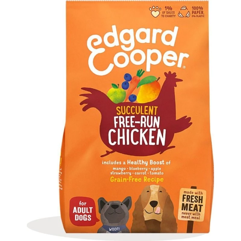 Edgard Cooper Fresh Free-Run Kylling 12kg - voksen