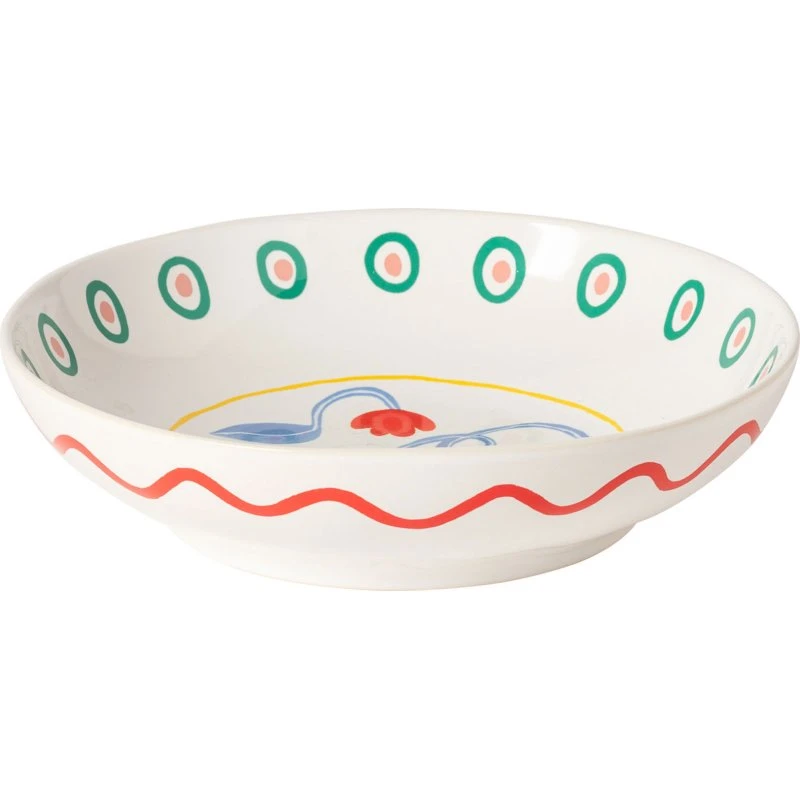Costa Nova Summer Blizz Pastatallerken 23 cm Rød