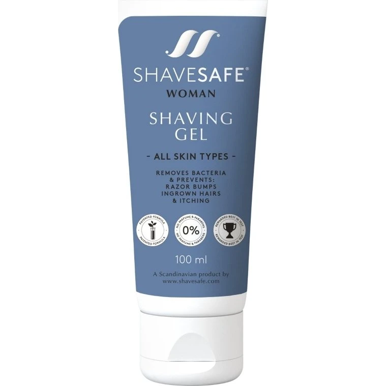 ShaveSafe Woman Shaving Gel 100 ml, alle hudtyper