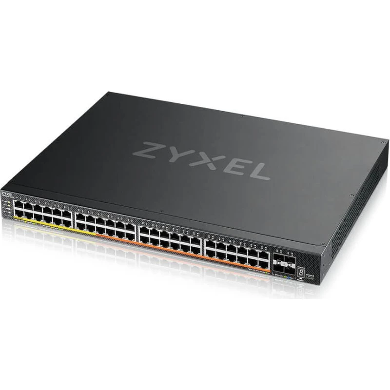 Zyxel XMG2230-52HP 48-port 2,5G PoE++ L2/L3 Switch, 1U, sort