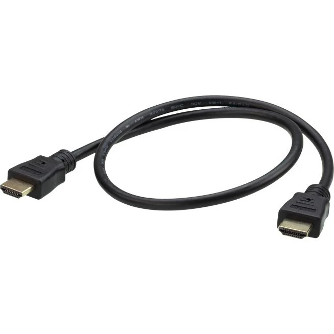 ATEN HDMI 2.0 0,6M M/M 30AWG Sort