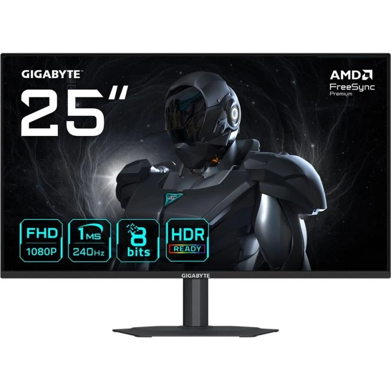 Gigabyte G25F2A 25" FHD Gaming-skærm 240 Hz, 1 ms, HDR10