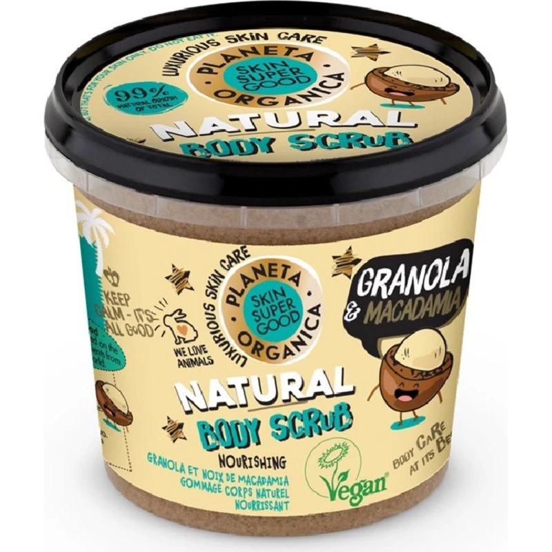 Natura Siberica Macadamia Granola Kropcreme 360 ml