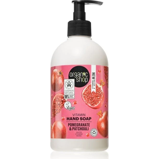 Organic Shop Håndvask Granatæble & Patchouli 500 ml