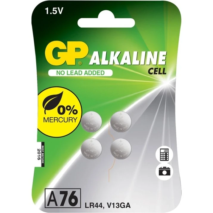 GP A76/LR44 knapcelle 4-pak