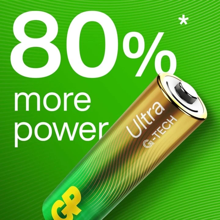 GP Ultra Alkaline AAA LR03 8-pak