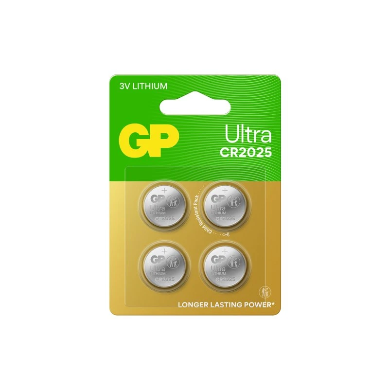 GP Ultra Lithium CR2025, 4-pak