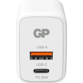 GP WM2B PD 20W USB-A + USB-C Wall Charger