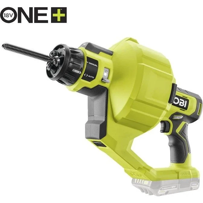 Ryobi 18V ONE+ RDA18-0 Afløbsrenser – 6,8 m kabel, 12,7 mm spiralhoved