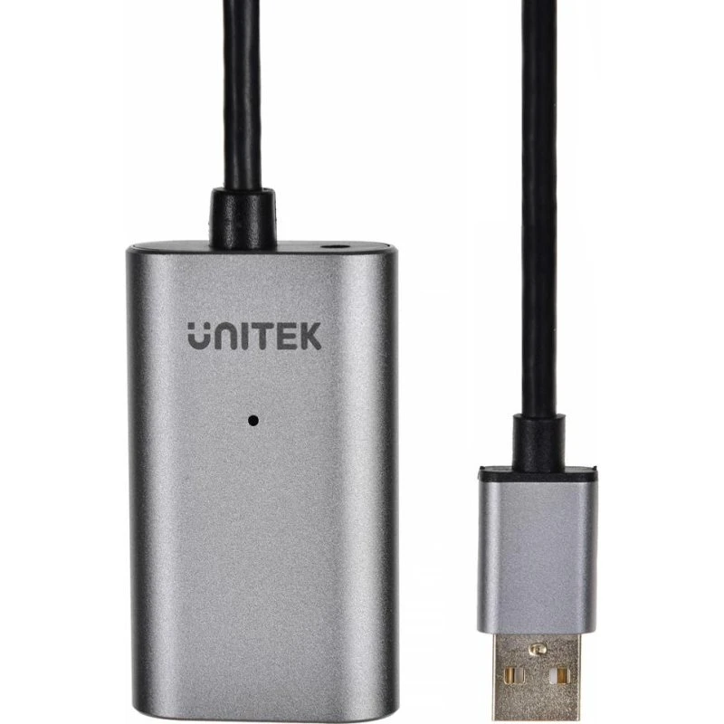 Unitek Y-271 USB 2.0 5 m forlængerkabel grå
