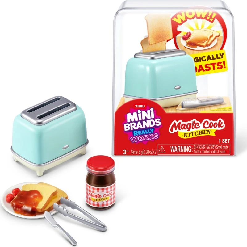 Zuru Mini Brands Magic Cook Kitchen S1 Toaster
