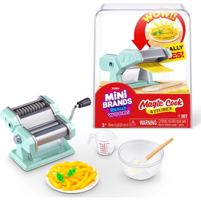 Zuru Mini Brands Cook Kitchen Pasta Machine med UV-lys, 3+ år