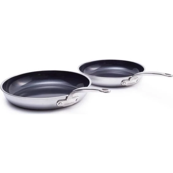 GreenPan Barcelona Stegepandesæt 24cm & 28cm, Sort