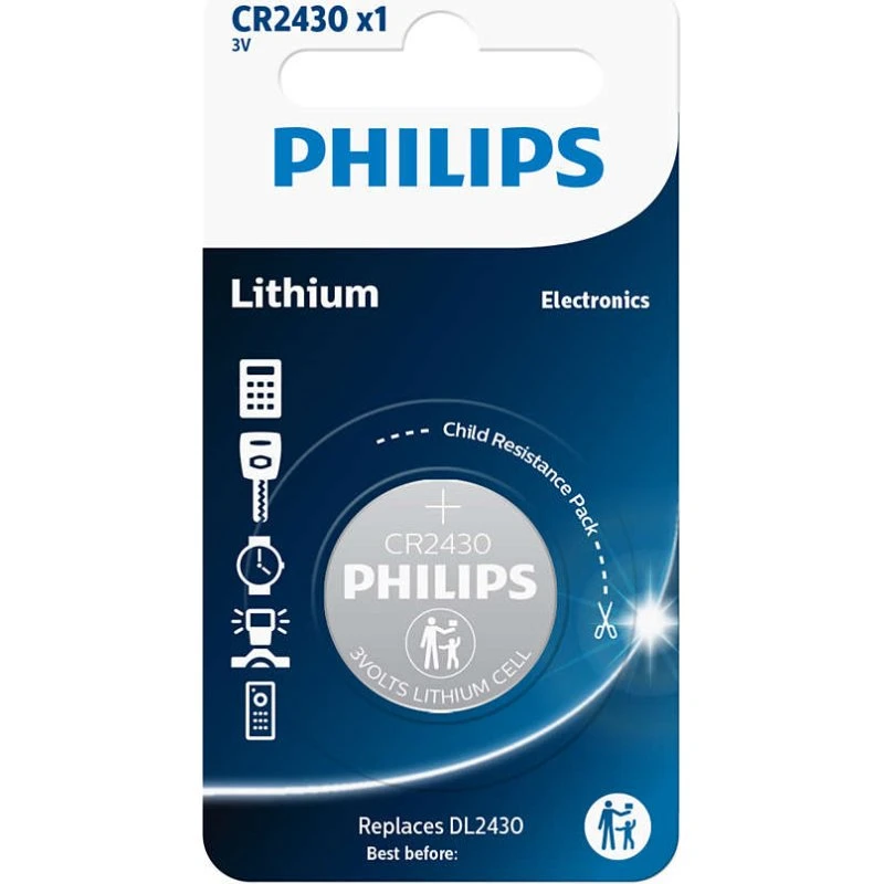 Philips CR2430/00B Minicellebatteri 1-stk