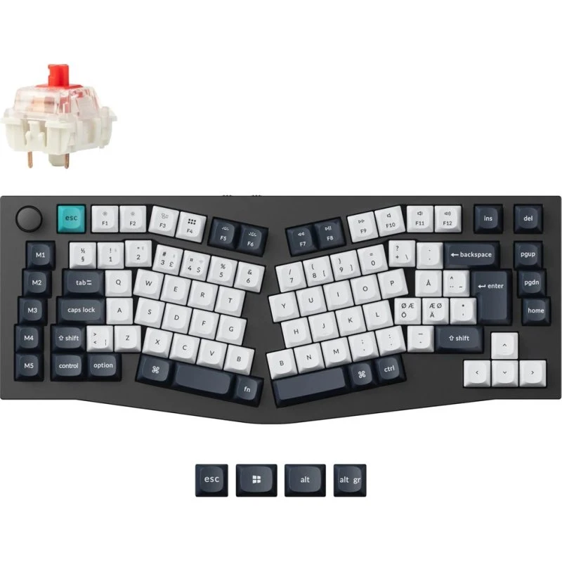 Keychron Q10 MAX 75% Nordisk Gateron Jupiter Red Trådløs Tastatur