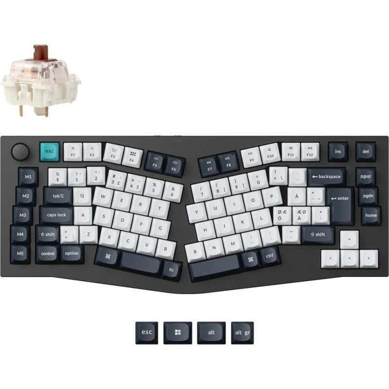 Keychron Q10 MAX 75% Alice Nordisk Blå Gateron Jupiter Brown