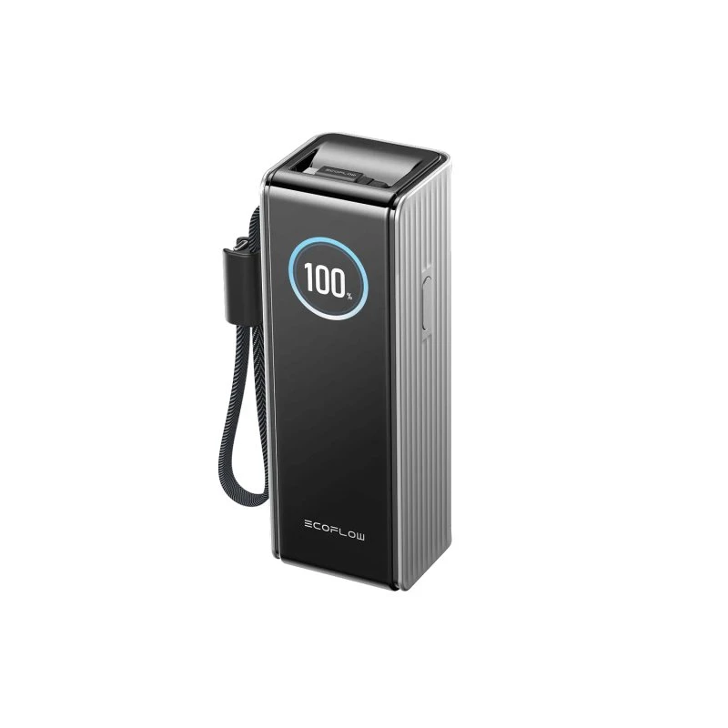 EcoFlow Rapid 25K 25000 mAh med 2x 100W USB-C Kabler
