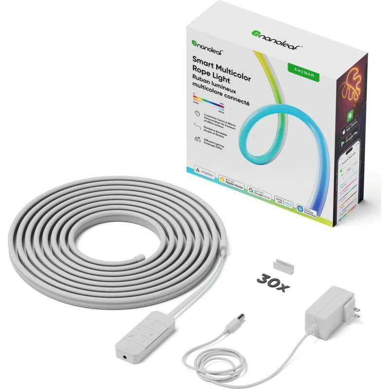 Nanoleaf Smart LED Rope Light 5 m - 16 millioner farver