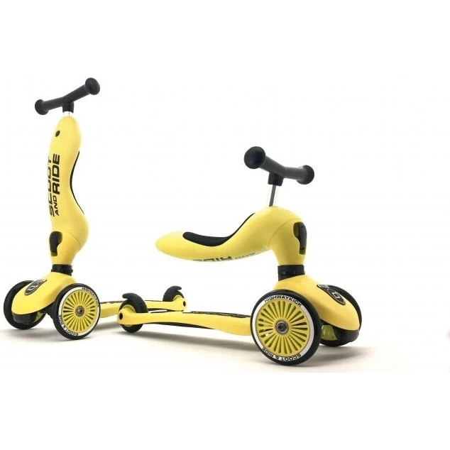 Scoot and Ride Highwaykick 1 - Løbehjul og Balancecykel, Gul