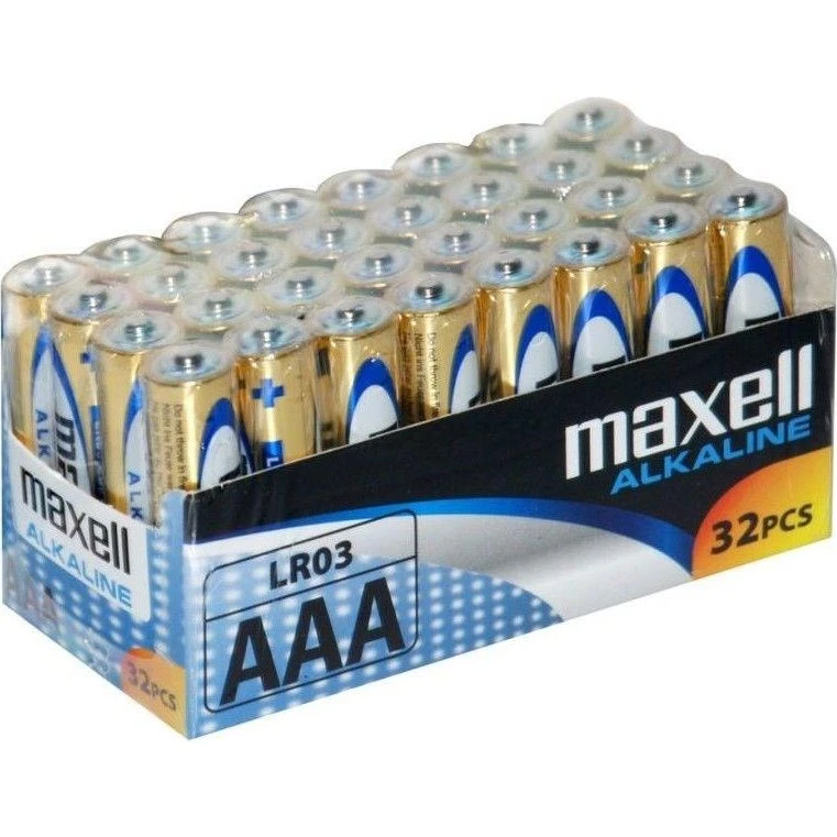 Maxell AAA Alkaline LR03 32 stk. (8×4)