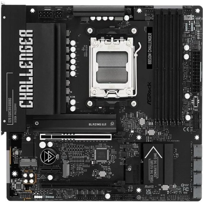 ASRock B850M Challenger micro ATX bundkort, Socket AM5
