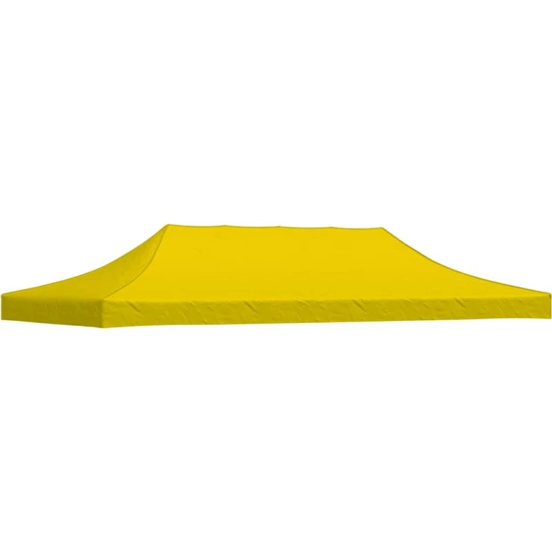 vidaXL Tag til Festtelt 6x3 m Gul 270 g/m²