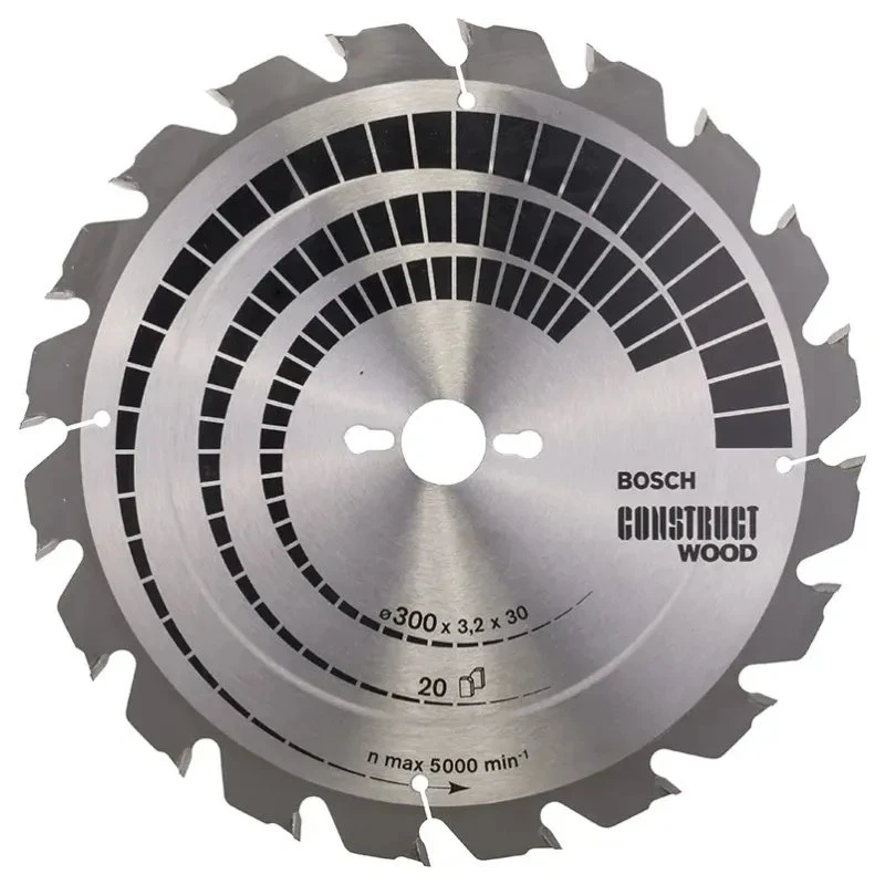 Bosch Construct Wood Rundsavsklinge 300x30x3,2 mm, 20 tænder