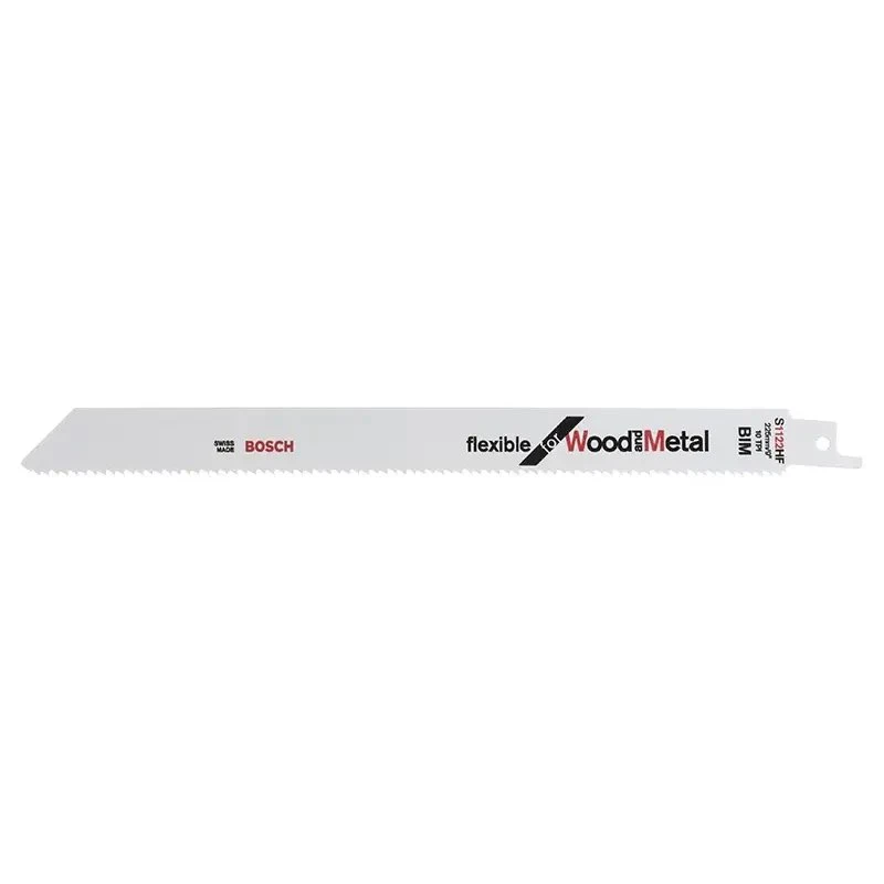Bosch S 1122 HF Bimetal Bajonetsavklinge 225x2,5 mm - 100 stk.