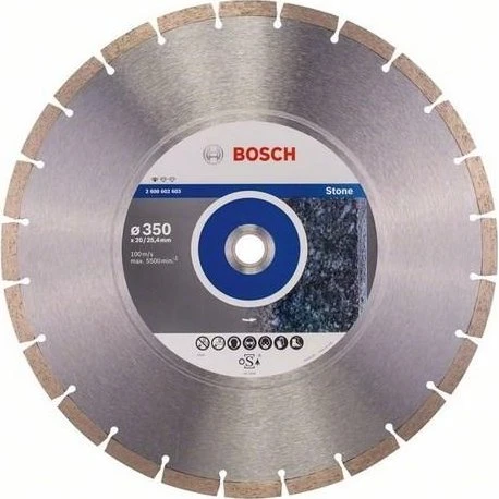 Bosch Diamantskæreskive 350 mm til sten, 20 mm hul