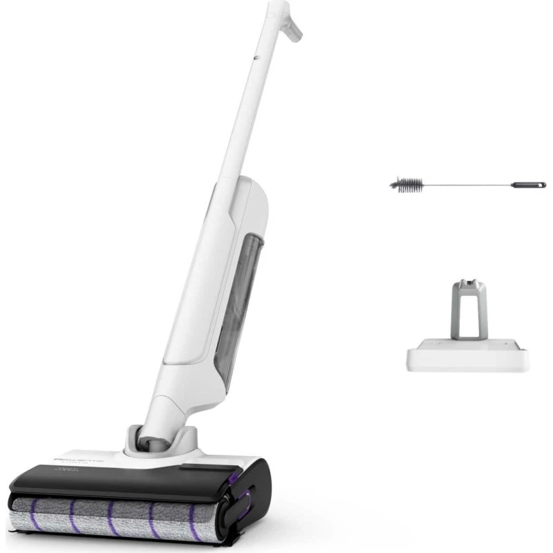 Rowenta X-Clean 10 Wet & Dry Ledningsfri Stangstøvsuger, Hvid/Sølv, 200 W