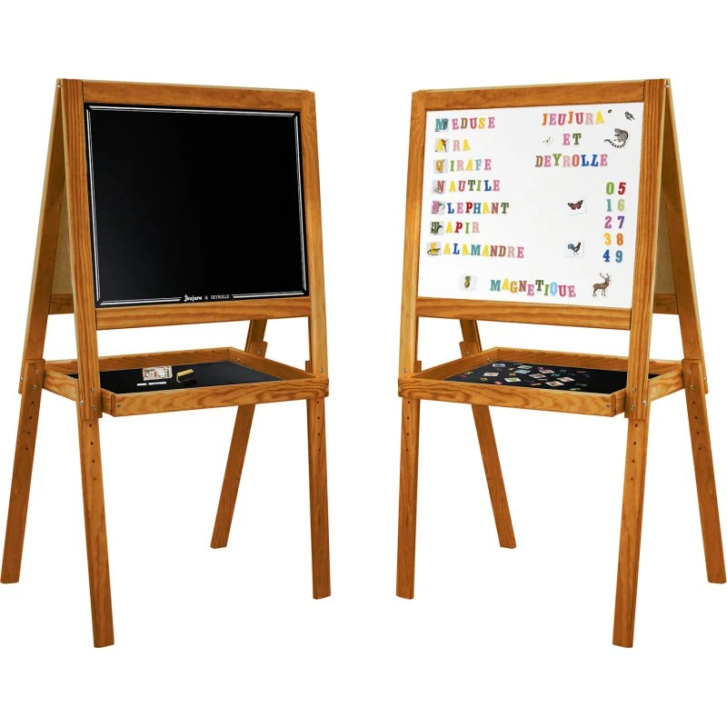 Jura Jeujura Tavle - To-sidet Skoletavle Deyrolle - Sort