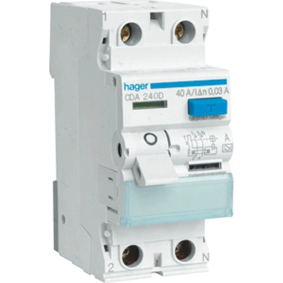 HPFI afbryder 40A 2P 30mA