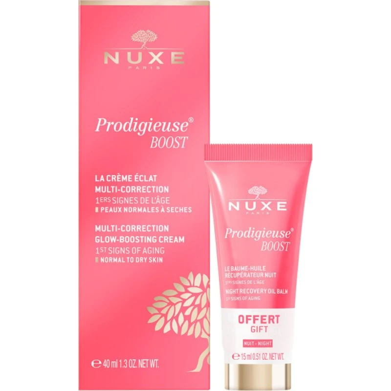 Nuxe Prodigieuse Boost Multi-Correction Set – Gavesæt til normal til kombineret hud