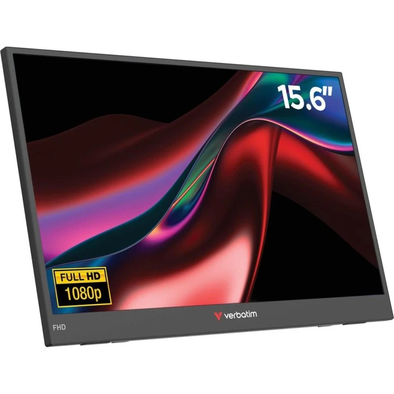 Verbatim Light 15,6" bærbar skærm Full HD 1080p USB-C Mini HDMI