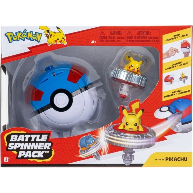 Pokémon Battle Spinner Pikachu med Great Ball (PKW4936)